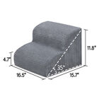 High Density Foam Dog Stairs 2 3 4-tier Extra Wide  deep Pet Ramp Ladder For Bed