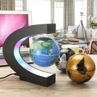 Magnetic Levitation Floating World Map Globe With C Shape Base  Floating Globe  