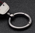 Luxury Suede Car Keychain Black Red Compatible With Toyota Yaris Corolla Camry