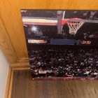 Vintage Nike Michael Jordan 1988 Nba Slam Dunk Contest Poster 23x35 Made Of Wood