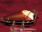Vintage Bite Em Bait Co  Wooden Twirling Minnow Fishing Lure