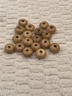 18 Crow Indian Trade Beads Rare Natural Bone  padre  Fur Trade Era Pre-1800