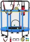 Trampoline For Kids  Upgrade Full Anti-rust 440lbs Indoor Outdoor Toddler Tra   