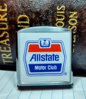 Nos Vintage Barlow Pocket Tape Measure Advertising Allstate Motor Club