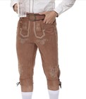 Nwt Men s Lederhosen Oktoberfest Pants German Bavarian Costume Authentic Brown L