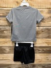 Nike Boy s 2-piece Set Dri-fit  76f024-023   Grey black  L0 b880t 