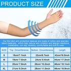  2 Pairs Elderly Skin Protection Sleeves Arm Protector For Large Elegant Style