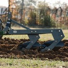 Titan Attachments 3 Point 21  Double Bottom Moldboard Turn Plow Fits Category 1