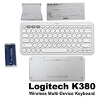 Logitech K380 Wireless Multi-device Bluetooth Keyboard 79 Keys Off White Qwerty
