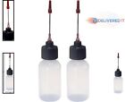 Lightweight Travel-friendly 1oz Ldpe Squeeze Bottles With Applicators - Set Of 2