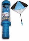 Toy Skydiver Parachute Men 2 Piece Set- Tangle Free With Launcher Containers 