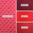 Minky Dot Fleece Fabric By Yard     60  Wide Soft Plush Dimple Minkee