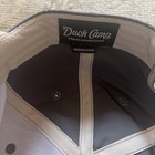 Duck Camp Fishing Trout Snapback Structured Gray white Baseball Cap Rope Hat
