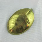 Vintage Virginia Metal Crafters Brass Gloxinia Leaf Dish Ring Trinket Tray
