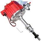For Ford 351w Windsor Red Hei Distributor W  65k Hi-output Coil   Pigtails