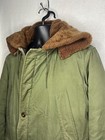 Vtg Korean vietnam War Usaaf Army B-9 Flying Parka Jacket Conmar Zipper