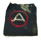 Salty Original Cut-edge Hand Embroidered Thin Twill Ww1 3rd Army Patch