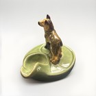 Vintage Wade Ceramic German Shepherd Dog Tobacco Pipe Rest Holder Mint England