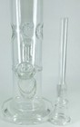 8  Clear Tobacco Hookah Water Pipe Bong Glass    Free Screens 