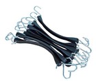 Usa 10 Pack Heavy Duty 15  Epdm Rubber Tarp-strap Tie Down Bungee Cord W  S Hook