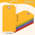 120pcs Blank Shipping Tags  4 3 4 X 2 3 8 Inches Manila Label Tags With Strin   