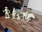 Marx Early 1950s Roy Rogers dale bullet trigger  Figures Playset Cowboy Western