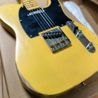 Us Warehouse Tl Vintage Yellow Electric Guitar Chrome Hardware Maple Fingerboard