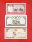 Nepal 5 10 20 Rupee 2008 Set Of 3 Uncirculated