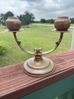 Vintage Copper Metal Candle Stick Chamberstick Candle Stick Holder
