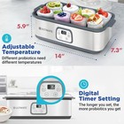 Ultimate Probiotic 8 Jars Yogurt Maker With Adjustable Temperature  time Control