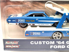 2019 Hot Wheels - Custom  64 Galaxie 500-ford C-800 - Team Transport Car Culture