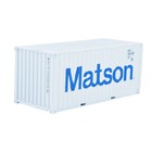 1 50 Matson 20gp Metal Shipping Container Model Toy Home Office Decor Gift