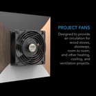 Axial S1225d  Dual 120mm Muffin Fan Doorway  Room To Room  Wood Stove  Fireplace