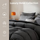 Goose Feather Down Comforter Oversized Queen organic Cotton Duvet Insert   Al   
