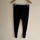 Kmart Women   s M Black Solid Ankle Leggings Regular Polyester Spandex