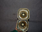 Pair Of Antique 19th Century Brass Push Up Candlesticks - Probably American