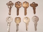 Vintage Mixed Key Lot Yale Cole Ideal Taylor Ilco Locksmith Hardware Keys