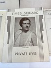 Vintage 1920s   30s Theatre Program Lot No  l Coward Private Lives Broadway  o-46 
