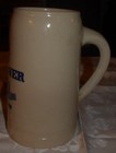 Vintage Paulaner M  nchen Stoneware Pottery Salt Glazed Beer Stein