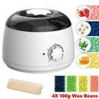 Digital Hair Removal Waxing Kit For Women Men Hot Wax Warmer For Face Brow Body