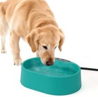 Large Heated Pet Water Bowl For Dogs cats chicken  Heated Dog Water Bowl Outd   