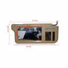 7  Car Lcd Rear View Mirror Screen Monitor Dvd vcd gps tv Sun Visor Right Black