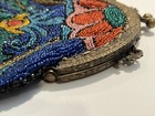 Antique Early Art Nouveau Colorful Micro Beaded Purse Hand Bag