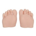 1 Pair Nail Art Training Display Fake Half Foot Model For Pedicure Tattoo Pr Bbt