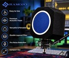 Microphone Isolation Shield High Density Foam Blue Vocal Recording