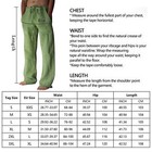 Mens Cotton Linen Loose Pants Solid Color Casual Baggy Summer Beach Trouser   