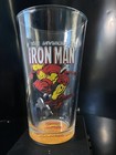 The Invincible Ironman Marvel Comics 16oz Glass Cup  2010  Wall Break-through