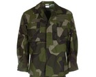 Original Swedish Army M90 Light Jacket Splinter Military Camo Field Combat New