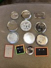 Lot Of 13vintage Advertising   Product Pin Button Pinback Life Gain Hefty Folder