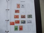 A Part Filled Album binder With A Collection Of Australian Stamps